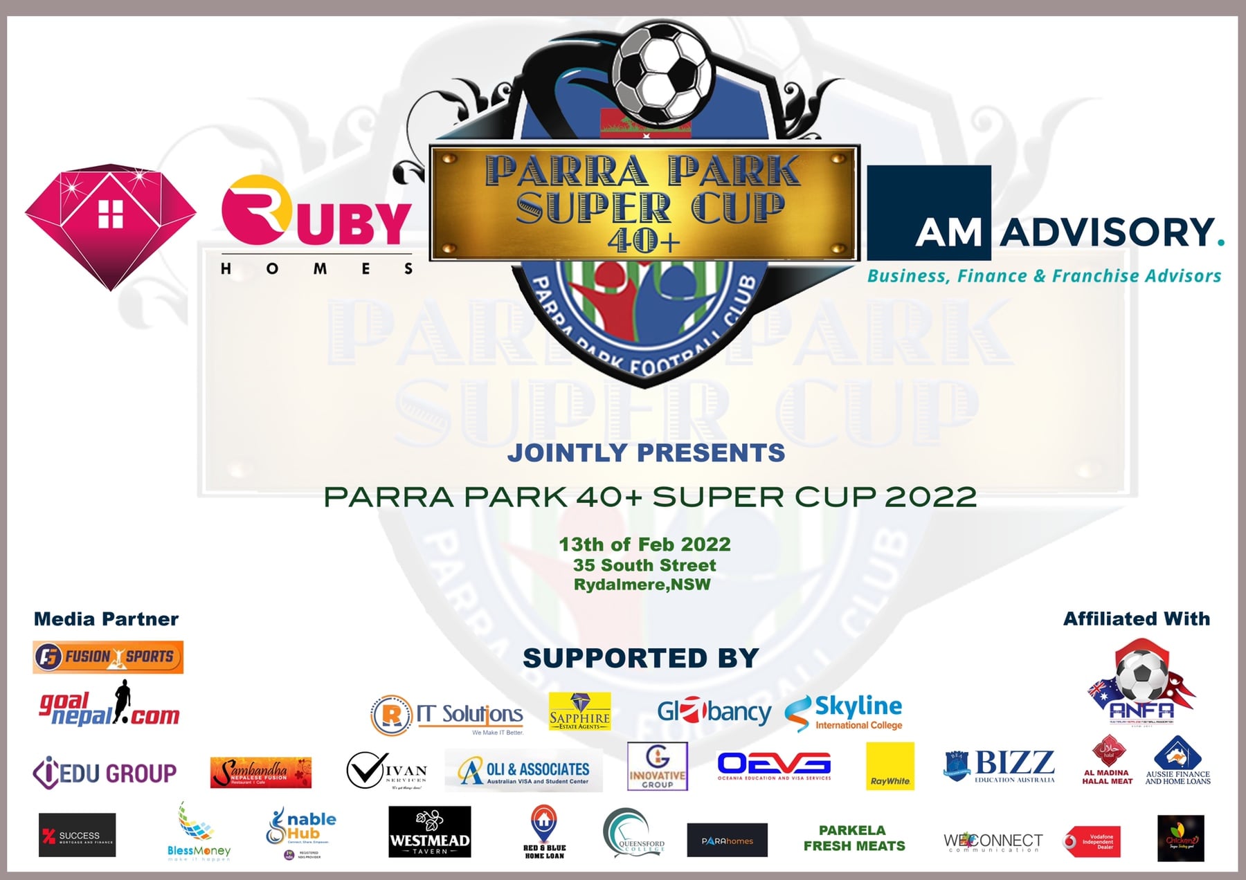 Parra Park FC Super Cup 2022 40+: Seven Nepalese Football Teams from Sydney are Going to Battle for The Parra Park FC Super Cup 2022 Title