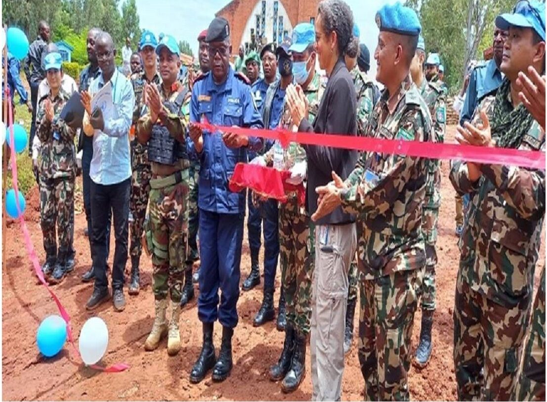 The Nepal Army's Shree No 25 Field Company (Engineering Company) has constructed a 12-kilometer-long road in Congo. 