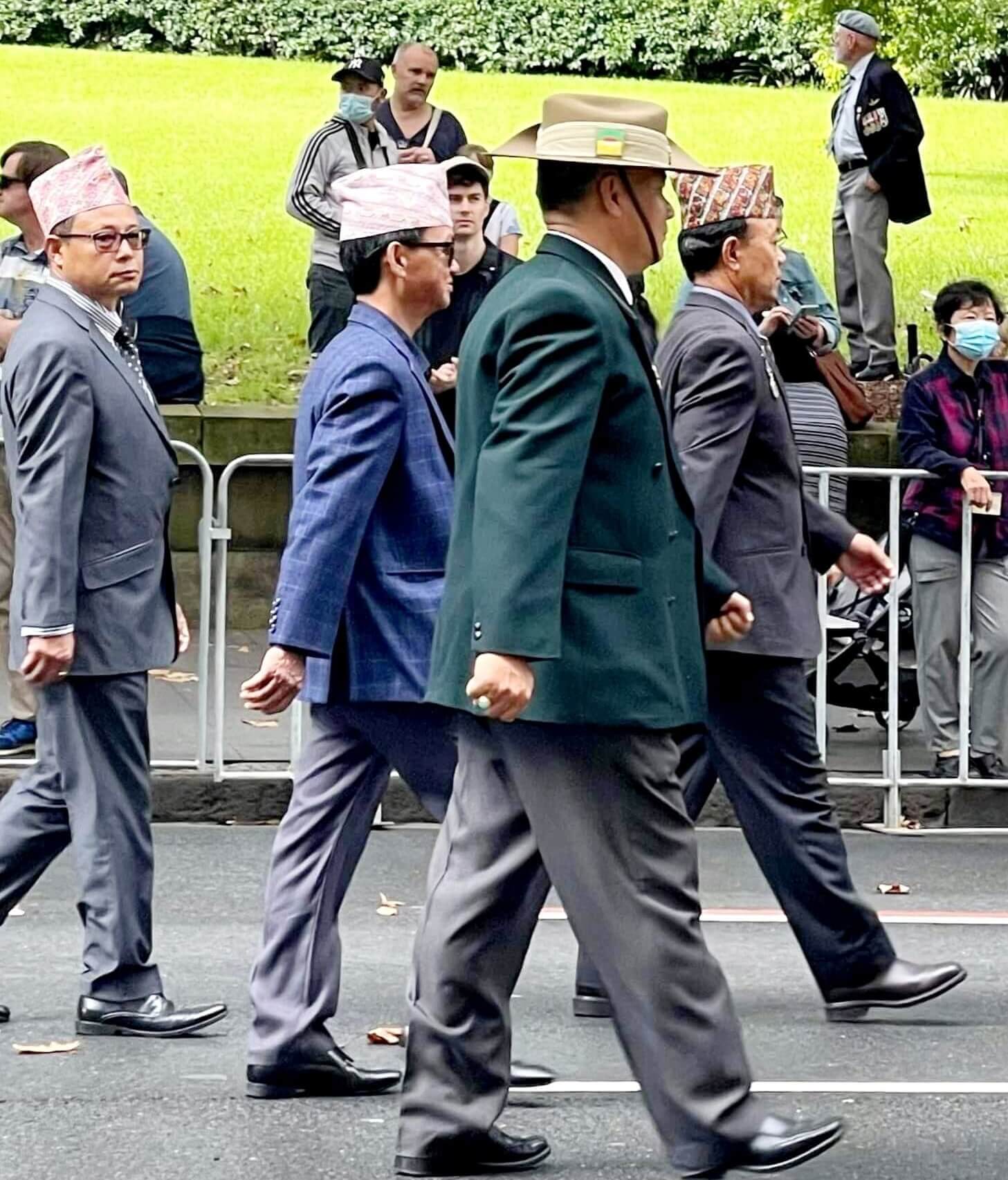 Nepalese Gurkha Commemorated ANZAC Day with dawn services and Parade2